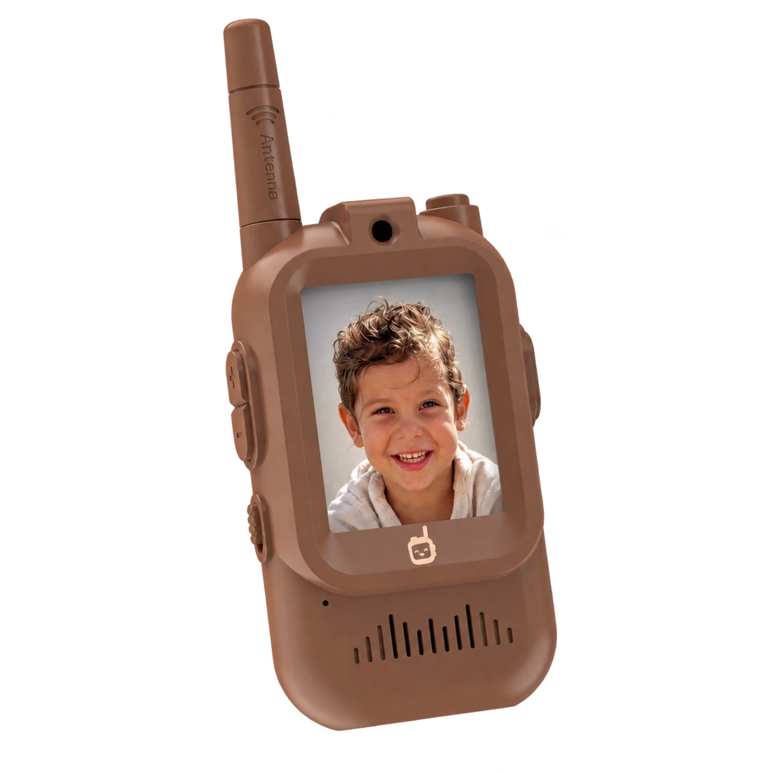 Talkie vidéo TALKIID marron avec écran